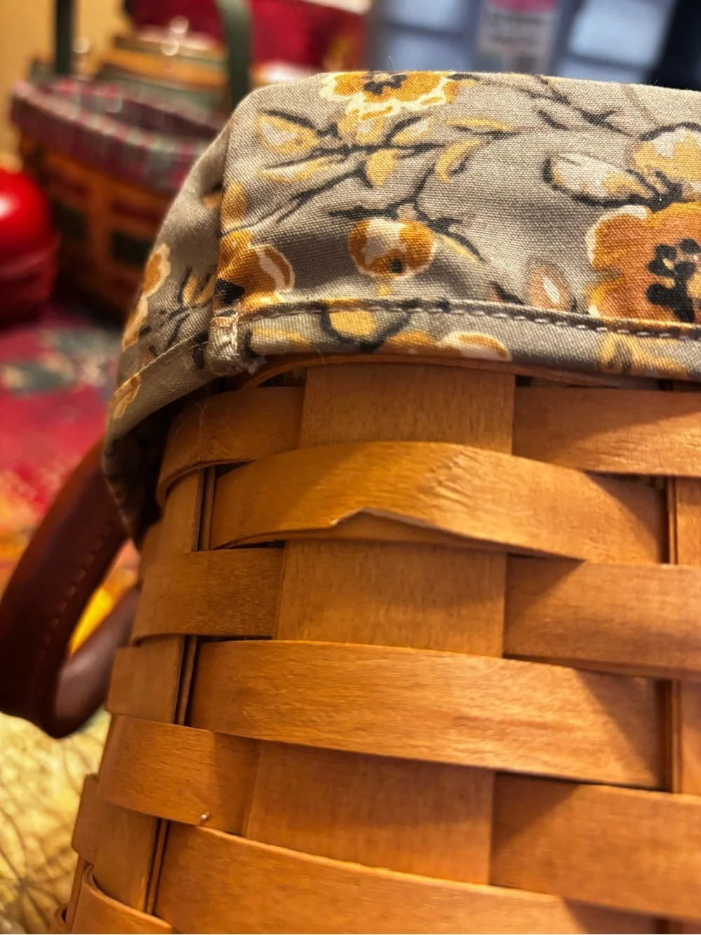 Longaberger Newspaper Basket Set